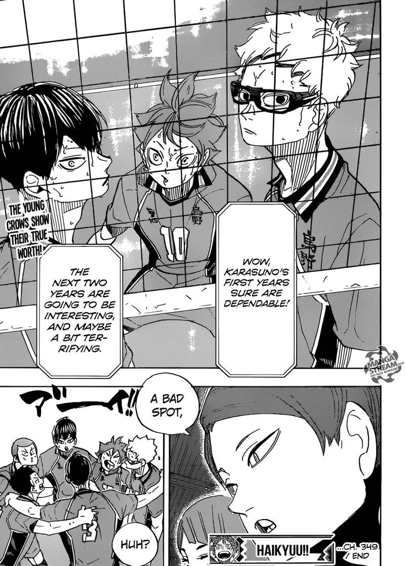 Haikyu!! Chapter 349 page 19