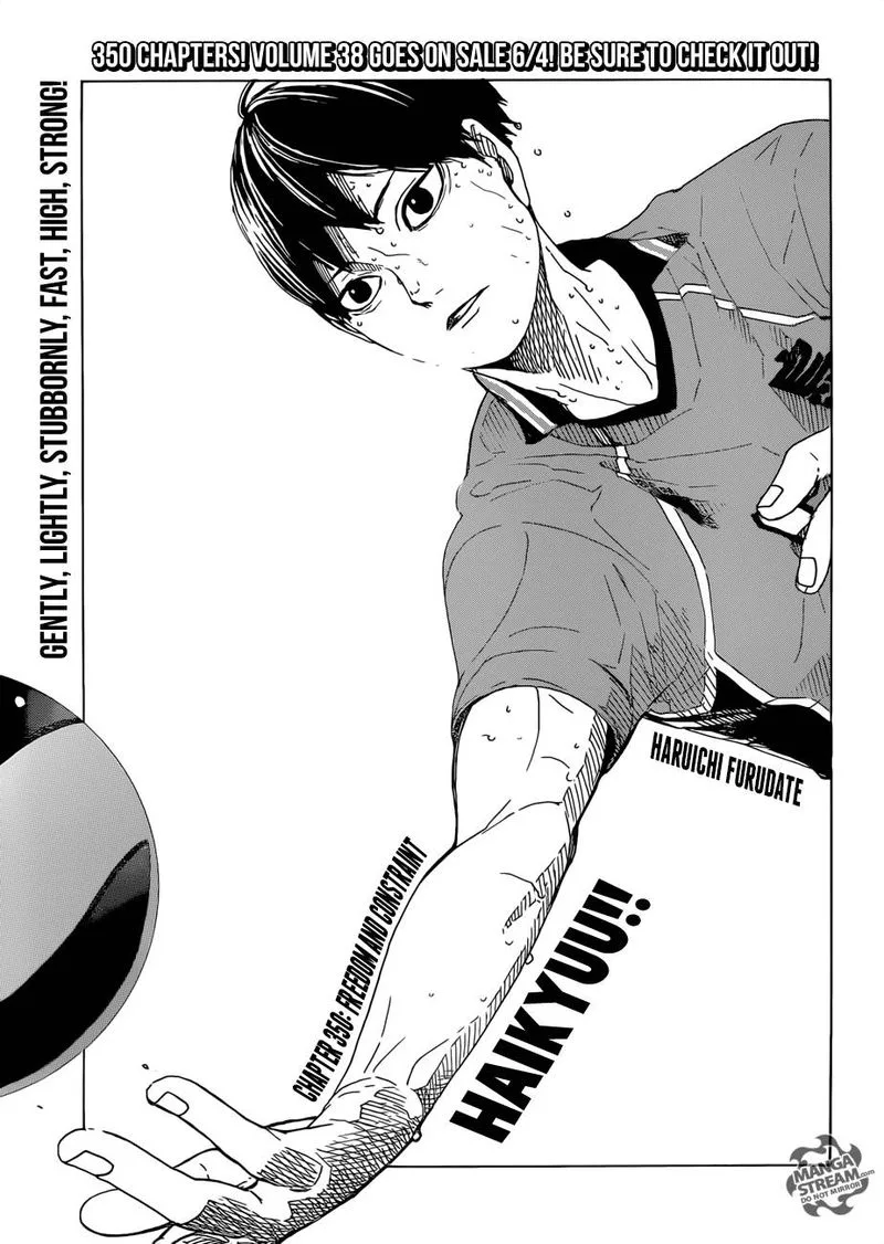 Haikyu!! Chapter 350 page 1