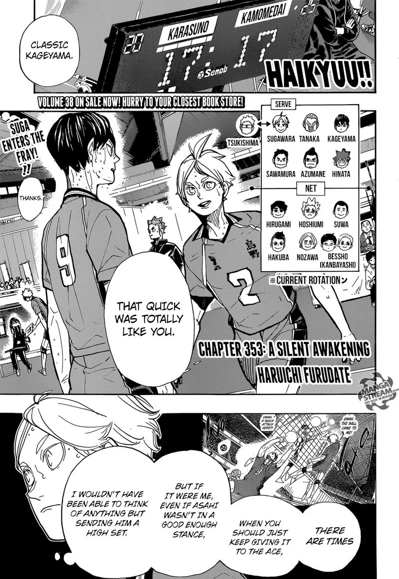 Haikyu!! Chapter 353 page 1