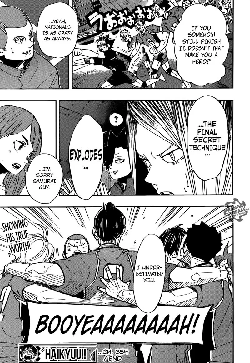 Haikyu!! Chapter 354 page 20