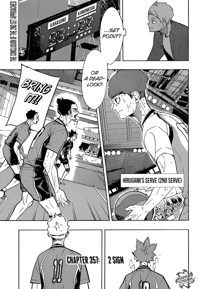 Haikyu!! Chapter 357 page 2