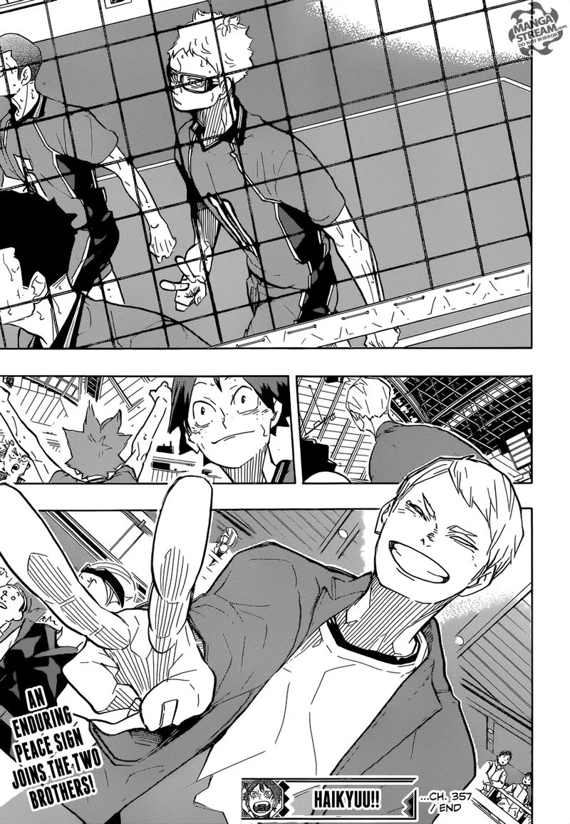 Haikyu!! Chapter 357 page 18