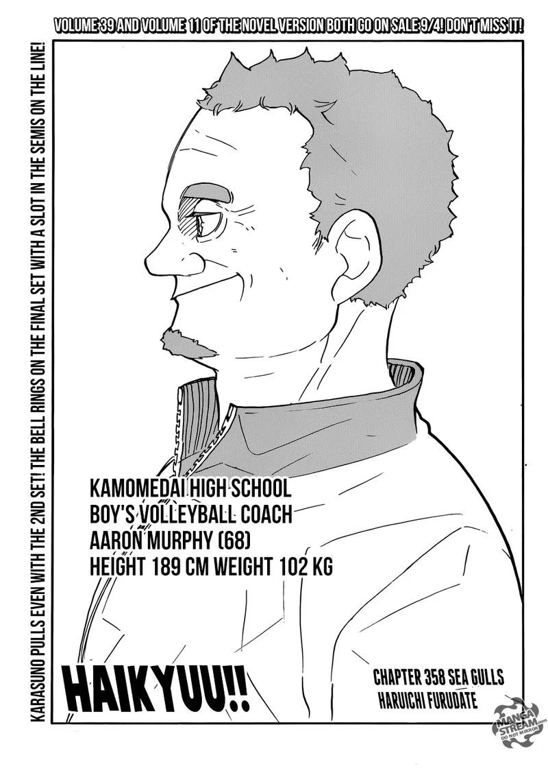 Haikyu!! Chapter 358 page 1