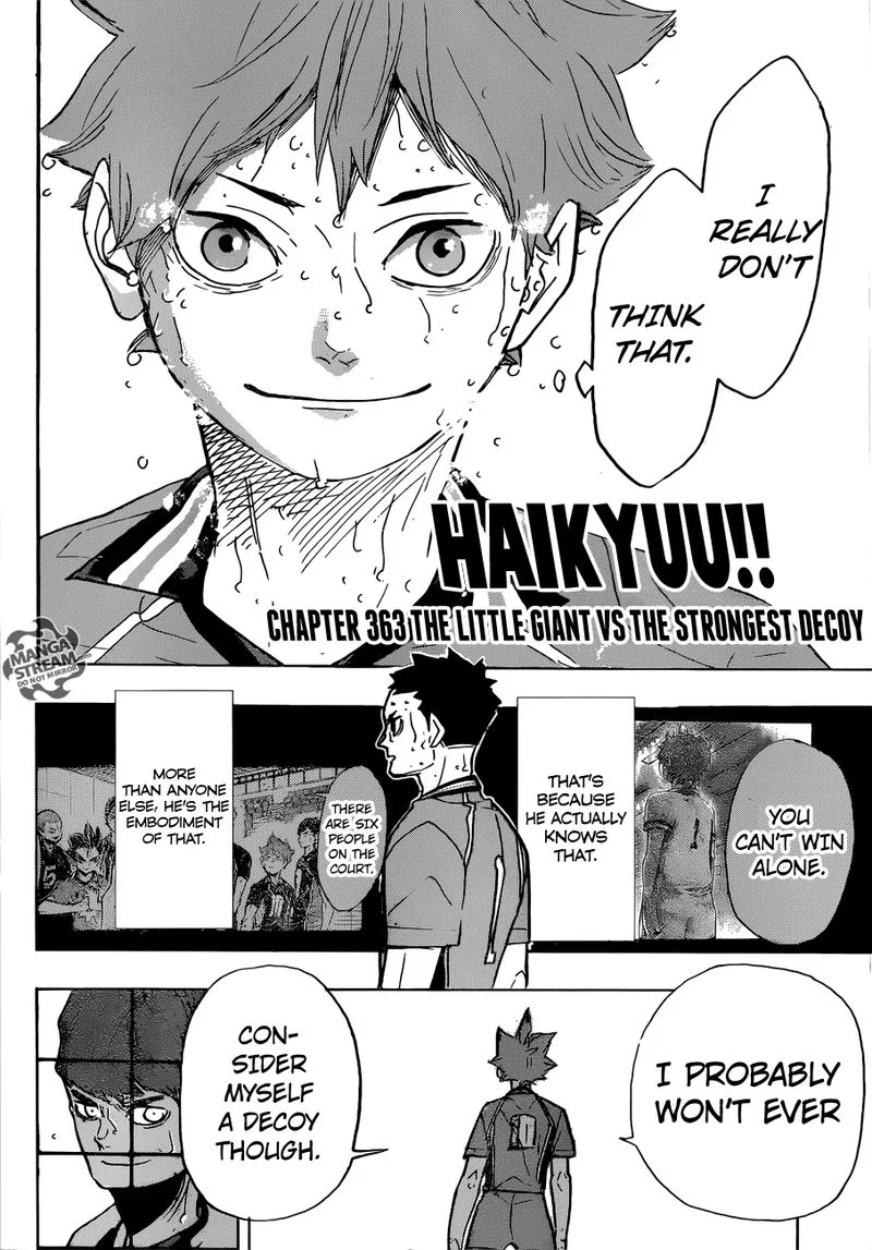 Haikyu!! Chapter 363 page 2