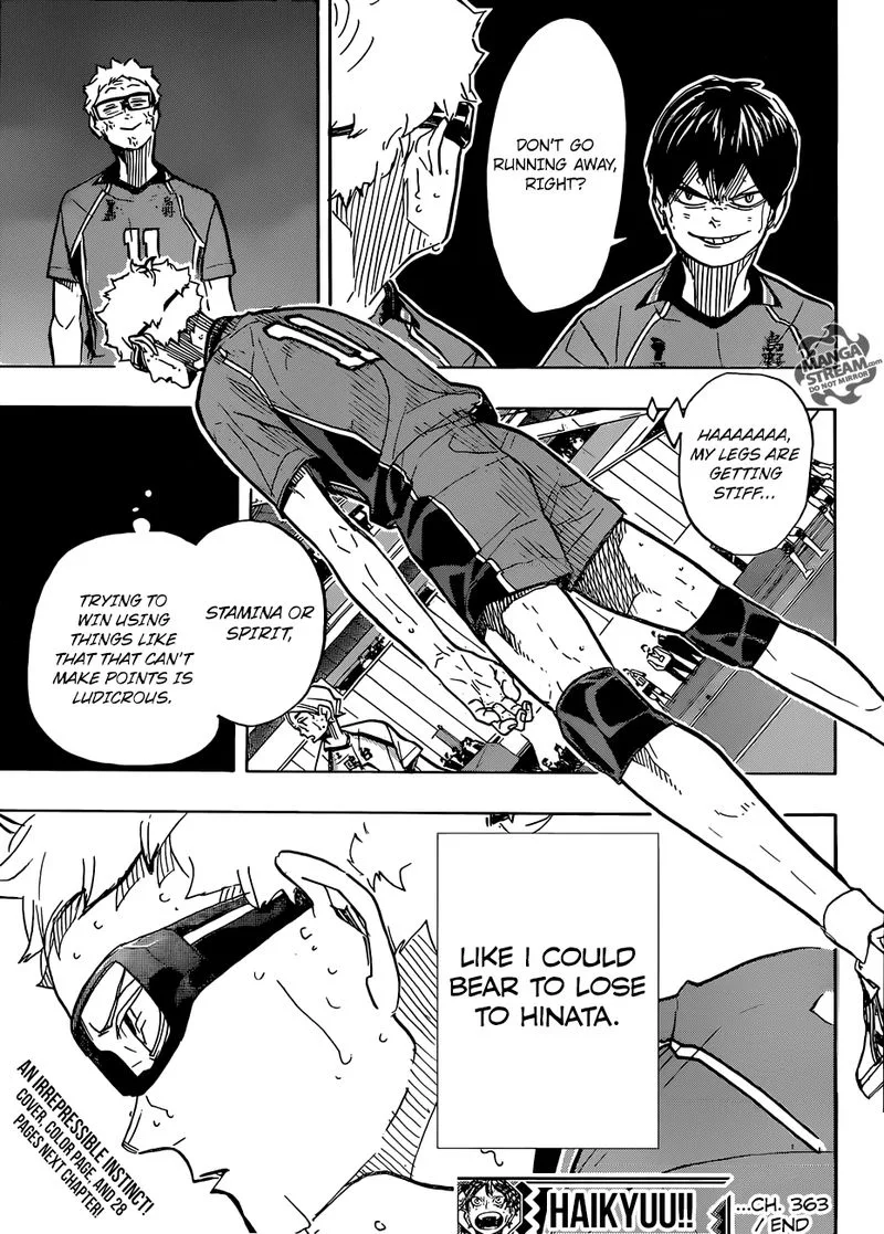 Haikyu!! Chapter 363 page 17