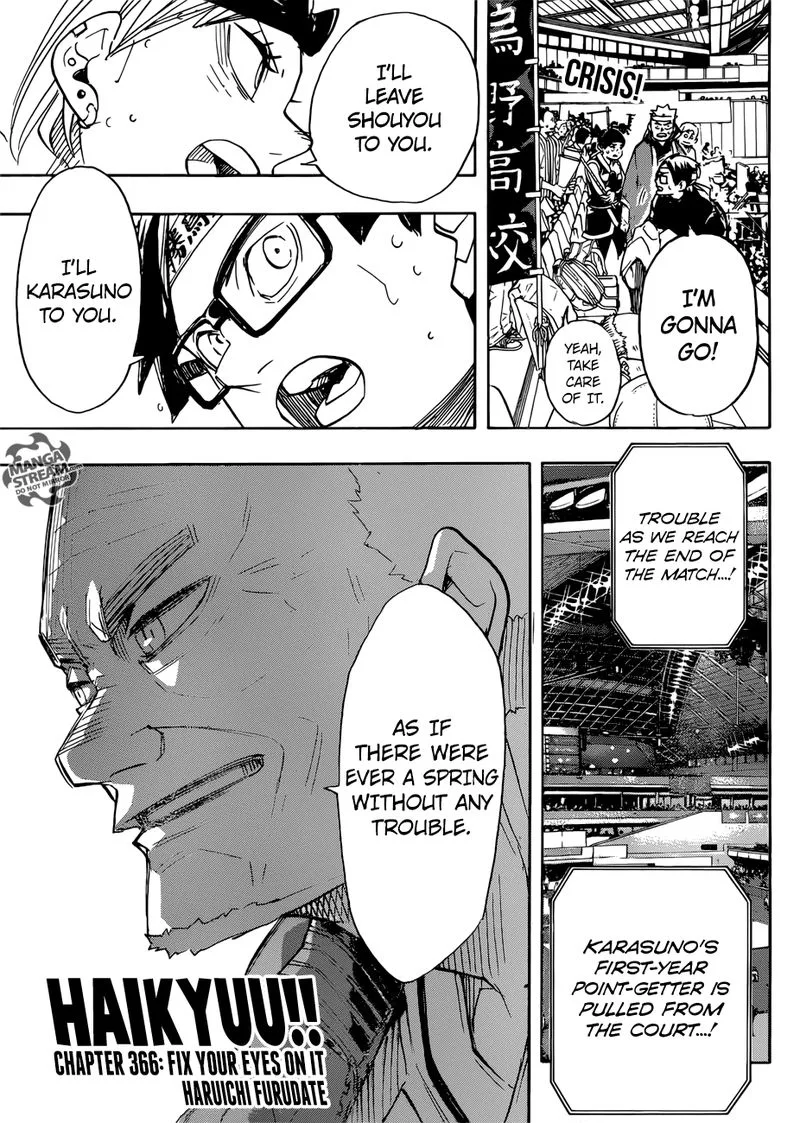 Haikyu!! Chapter 366 page 1
