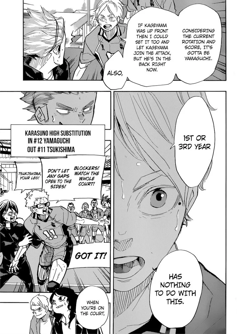 Haikyu!! Chapter 367 page 7