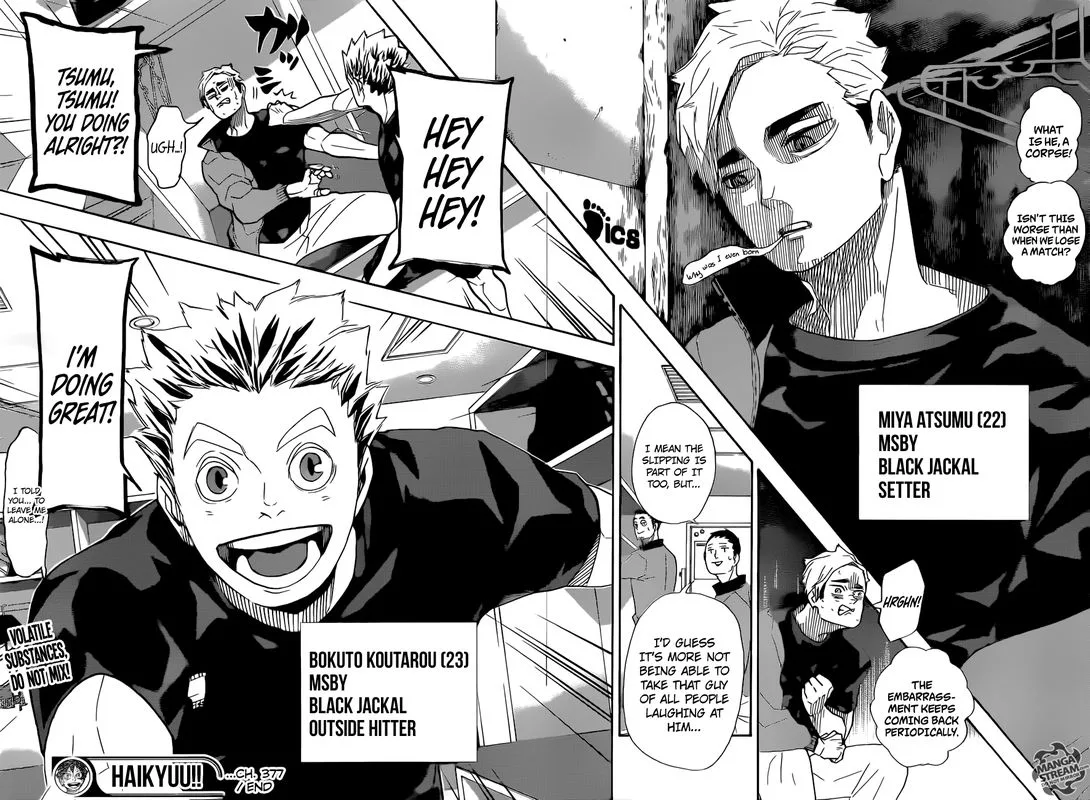 Haikyu!! Chapter 377 page 17