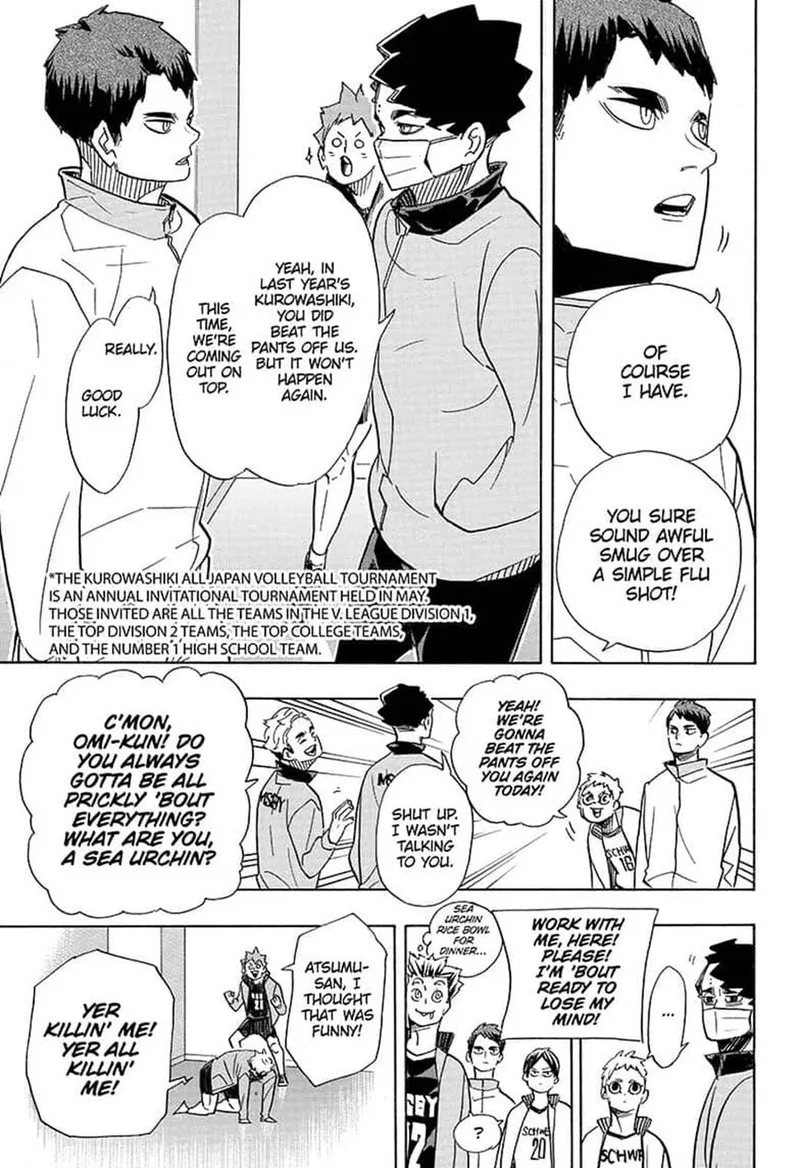 Haikyu!! Chapter 379 page 9