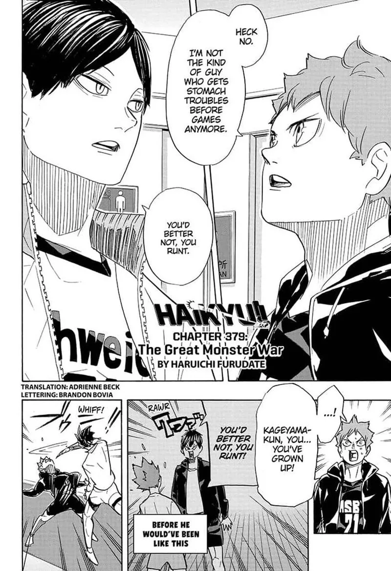 Haikyu!! Chapter 379 page 2