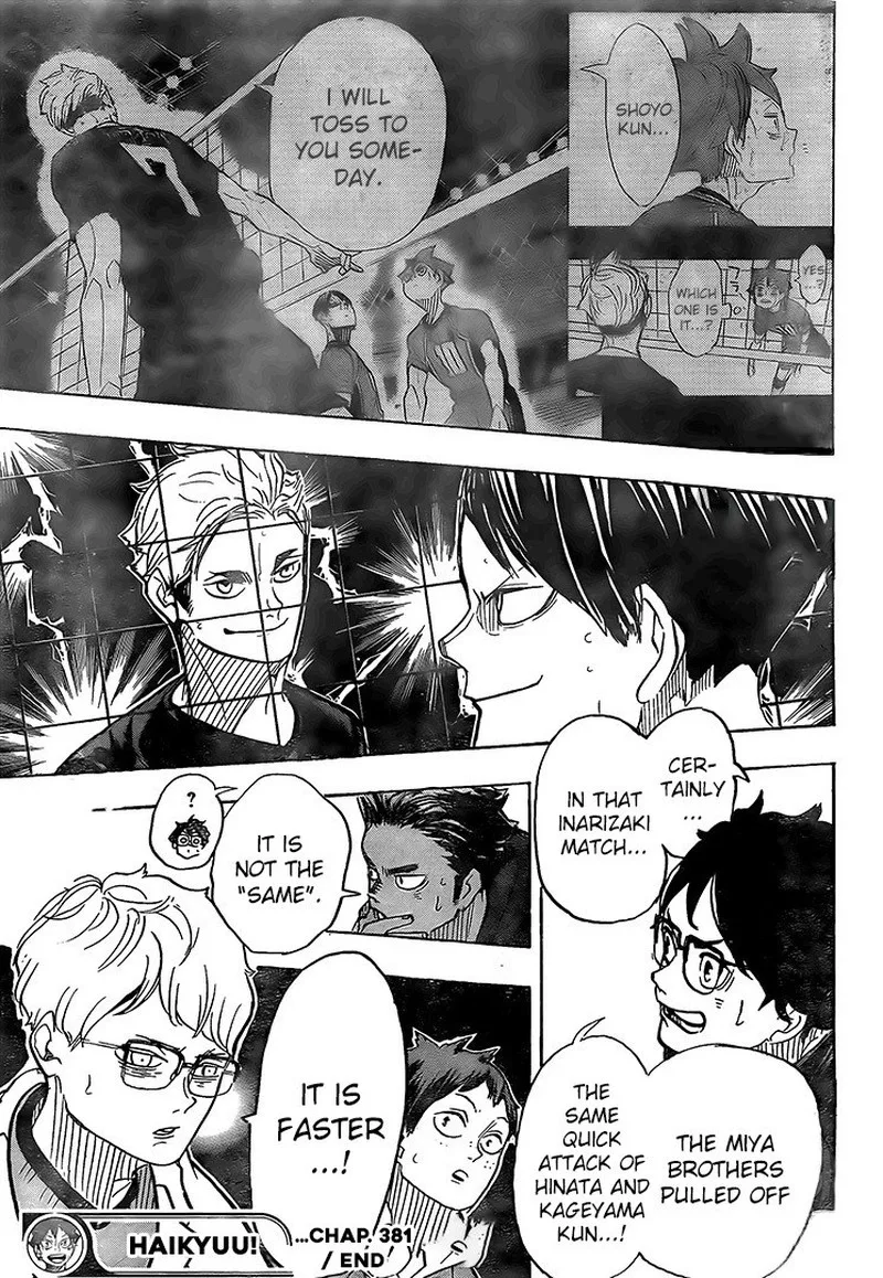 Haikyu!! Chapter 381 page 17