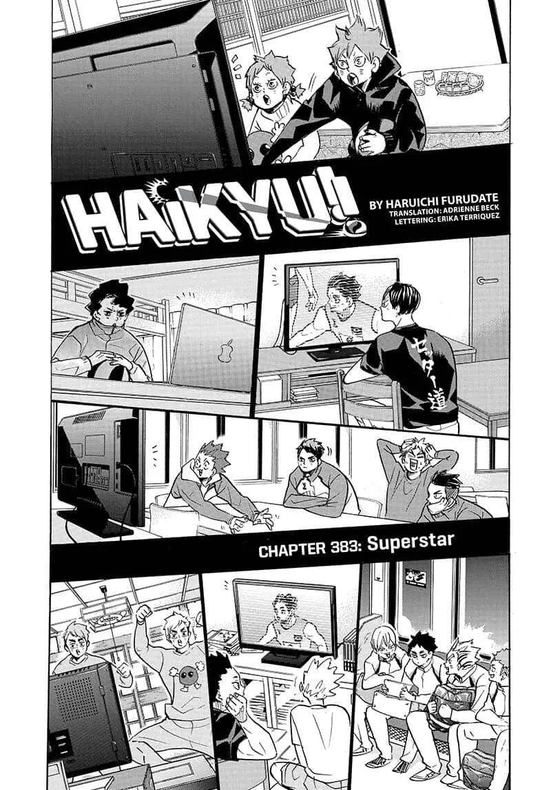 Haikyu!! Chapter 383 page 1