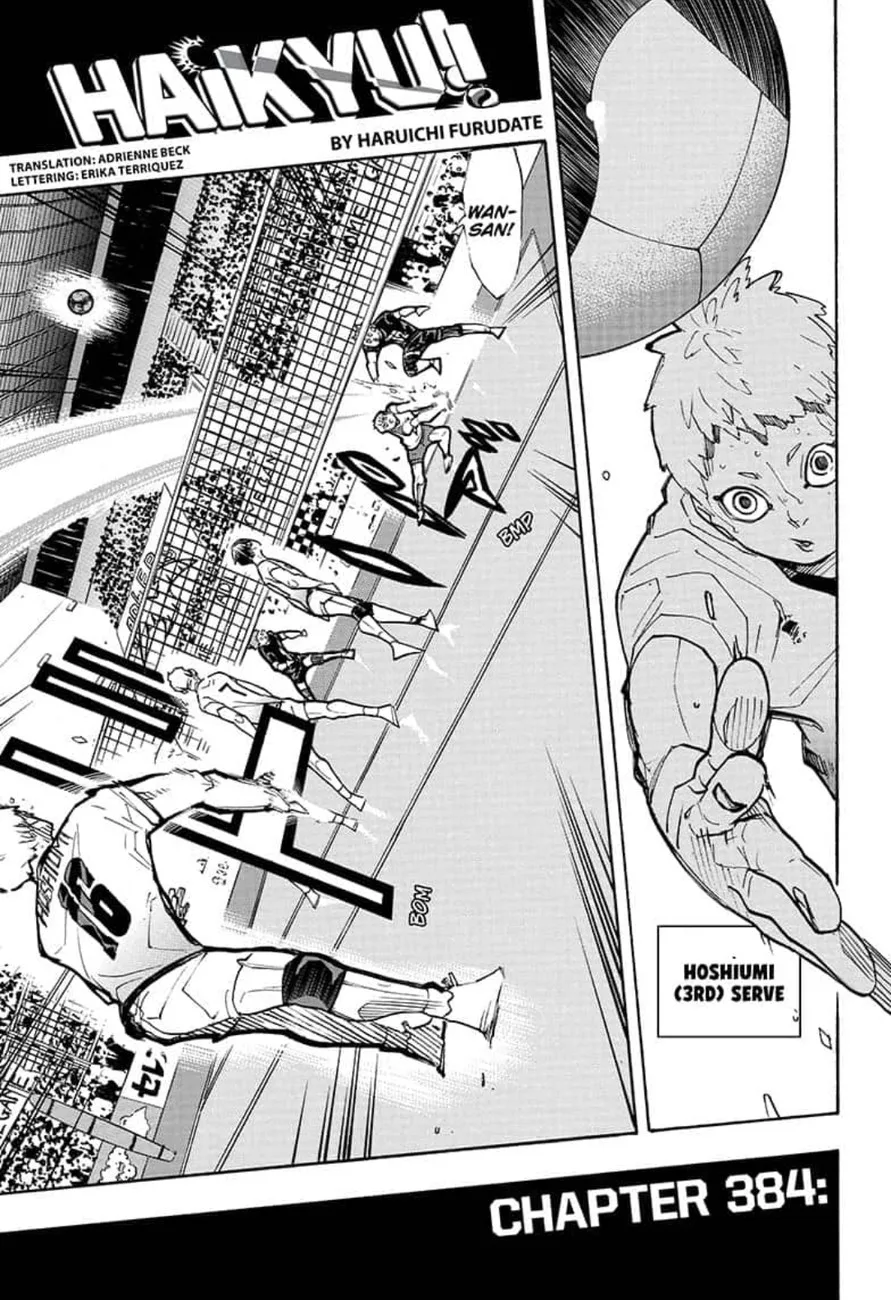 Haikyu!! Chapter 384 page 1
