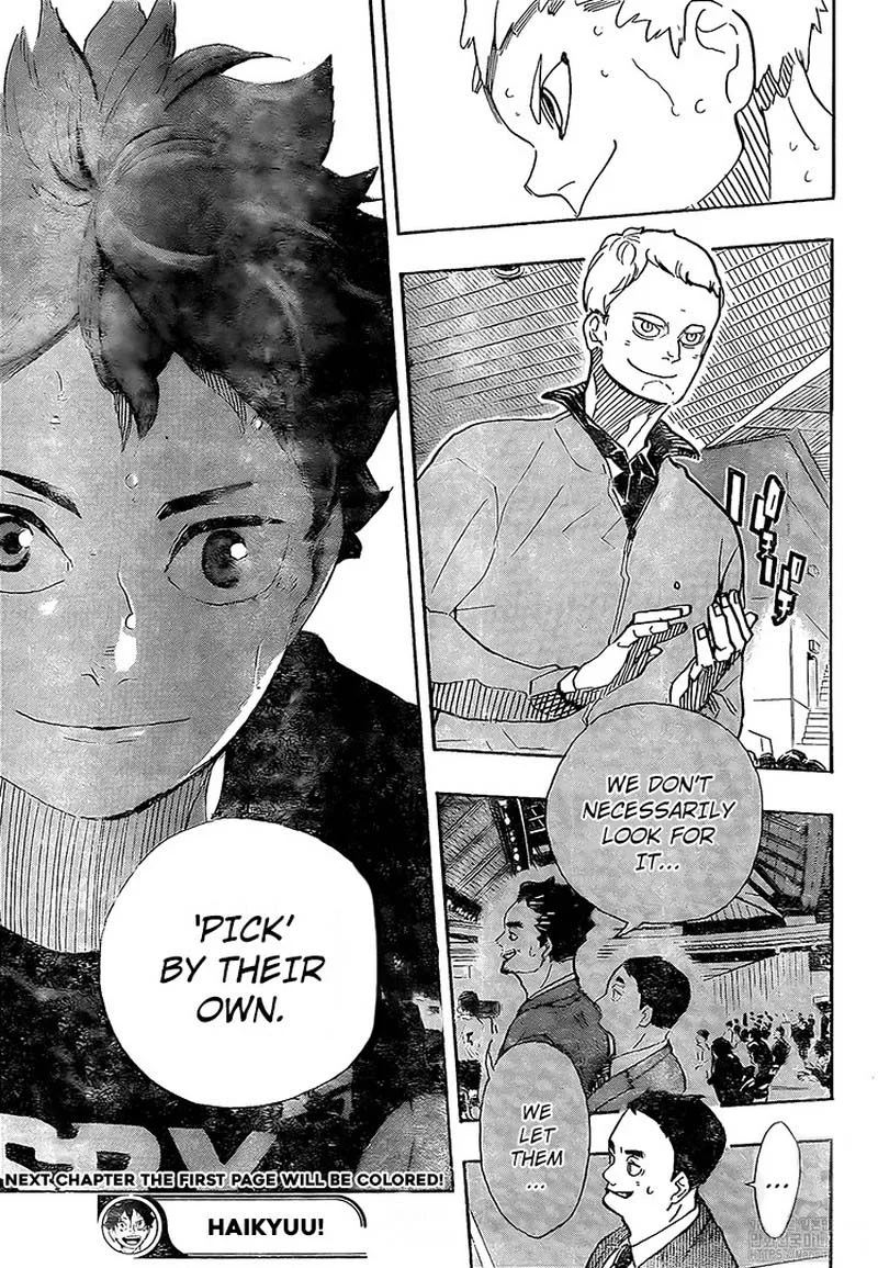 Haikyu!! Chapter 385 page 17