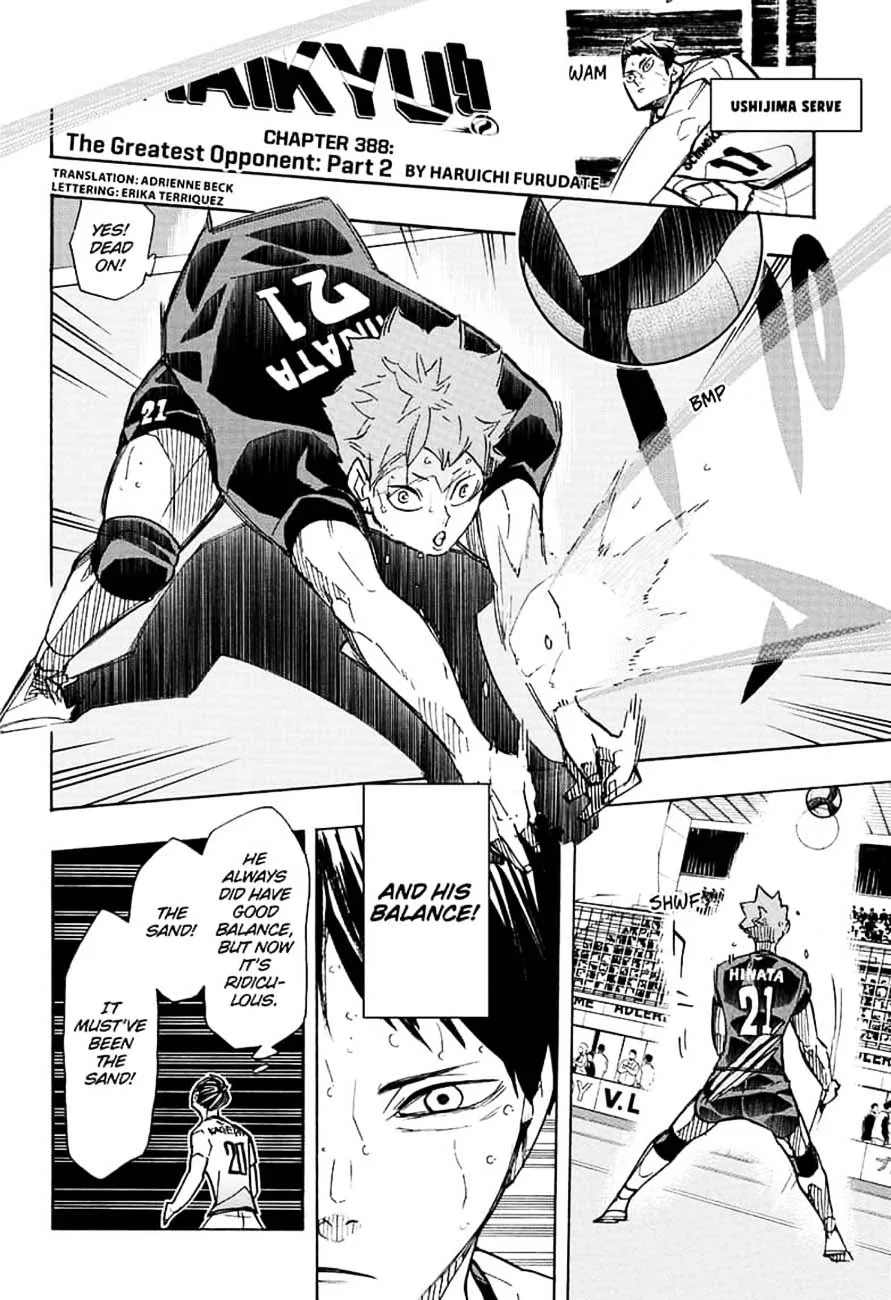 Haikyu!! Chapter 388 page 2