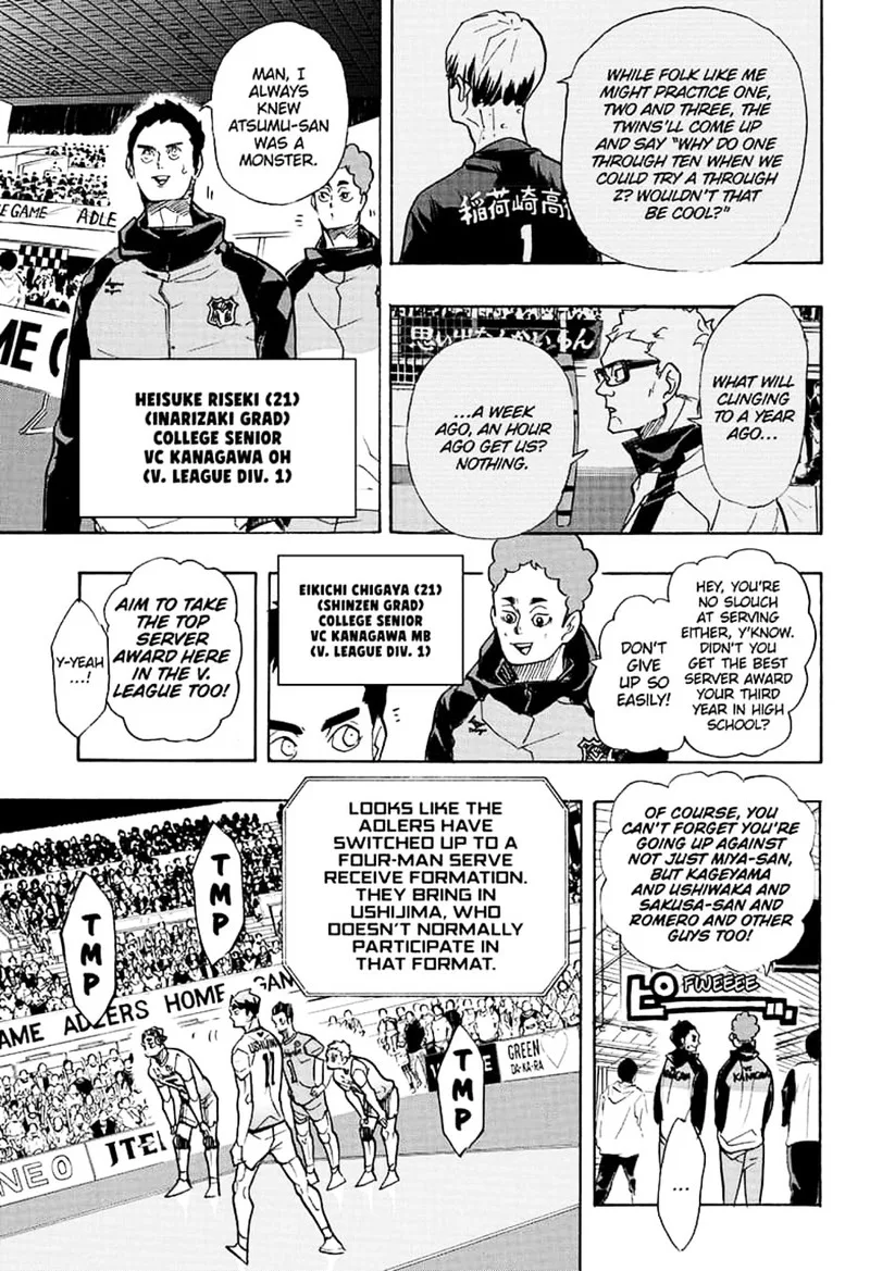 Haikyu!! Chapter 391 page 6