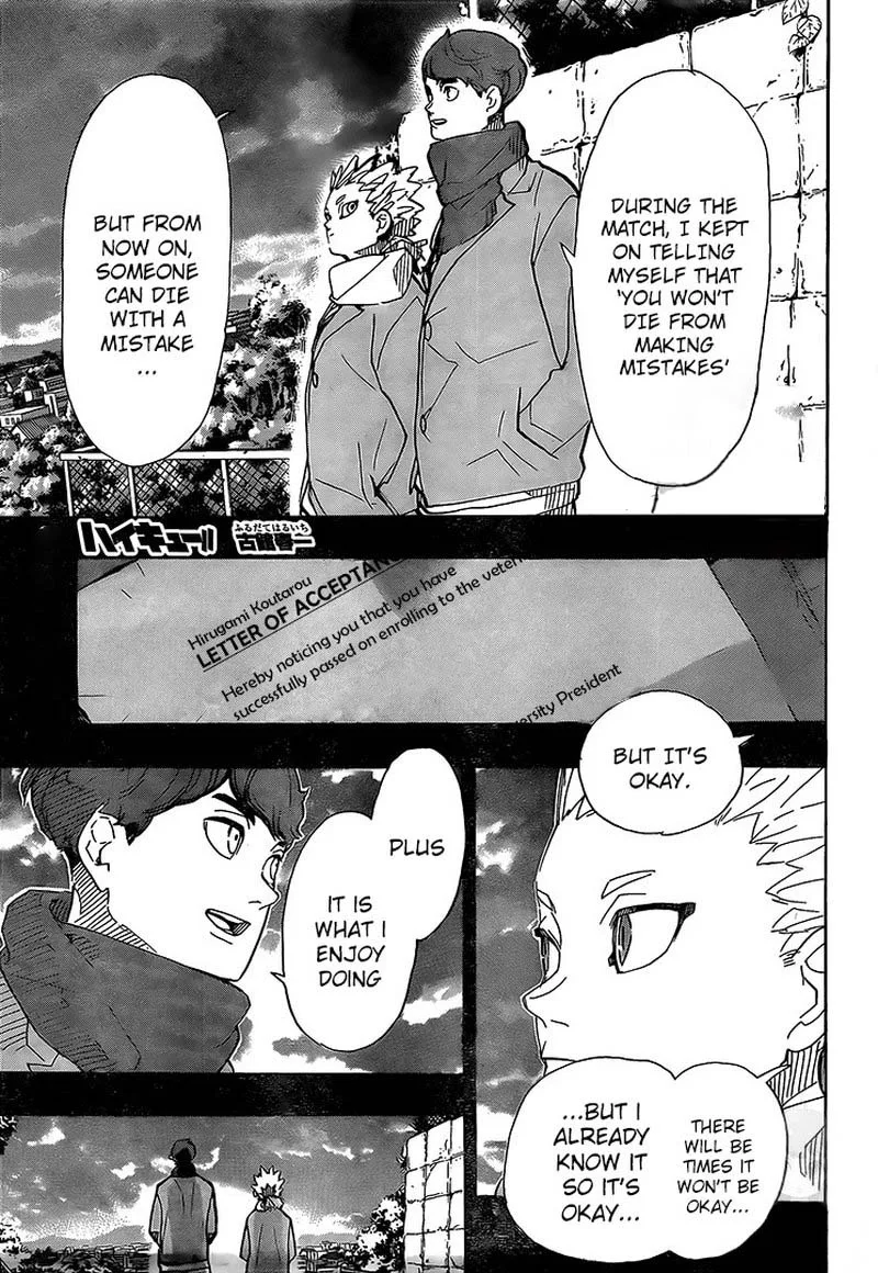 Haikyu!! Chapter 393 page 1