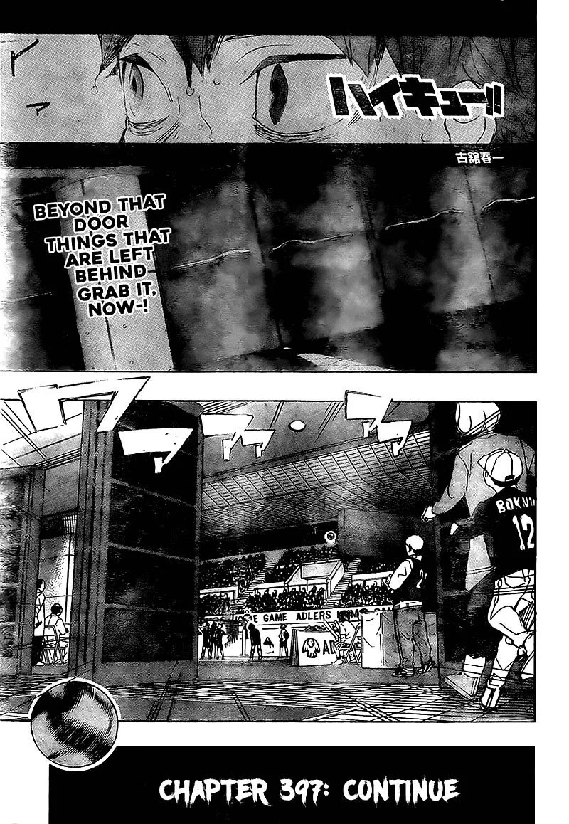 Haikyu!! Chapter 397 page 1