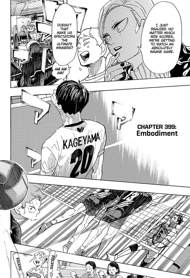 Haikyu!! Chapter 399 page 4