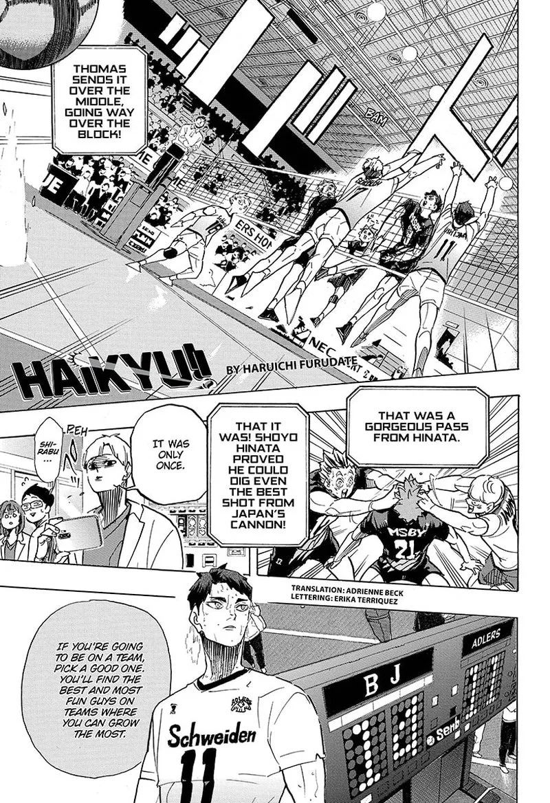 Haikyu!! Chapter 399 page 1