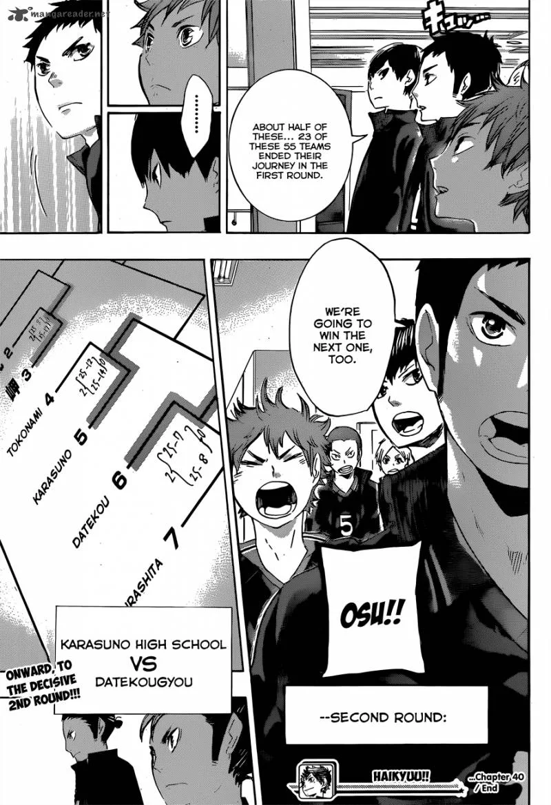 Haikyu!! Chapter 40 page 20