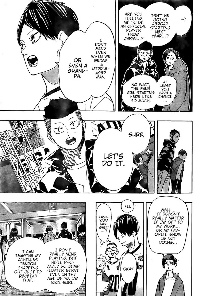 Haikyu!! Chapter 401 page 18