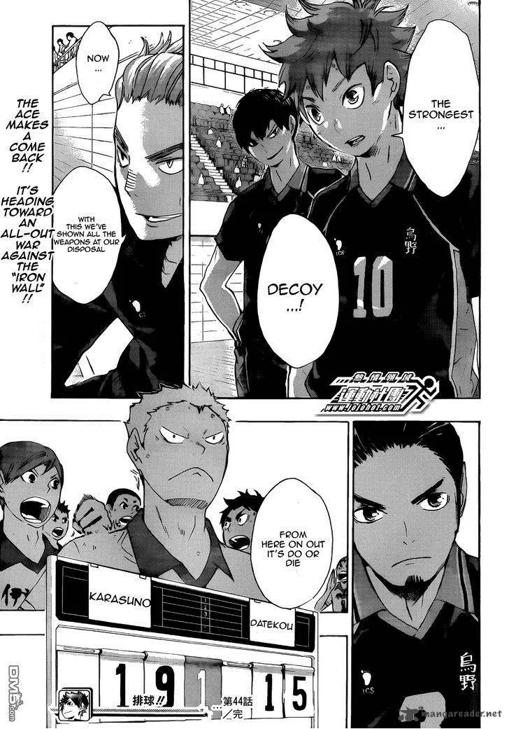 Haikyu!! Chapter 44 page 19