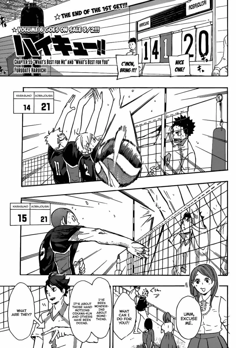 Haikyu!! Chapter 55 page 3