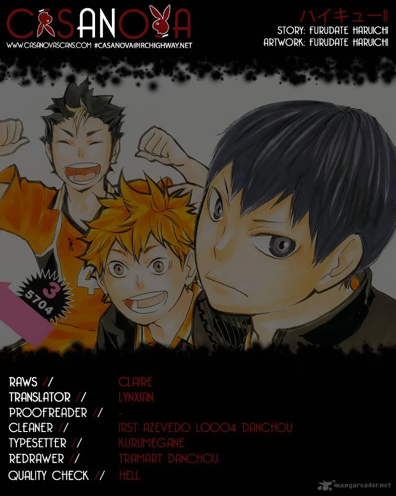Haikyu!! Chapter 66 page 1