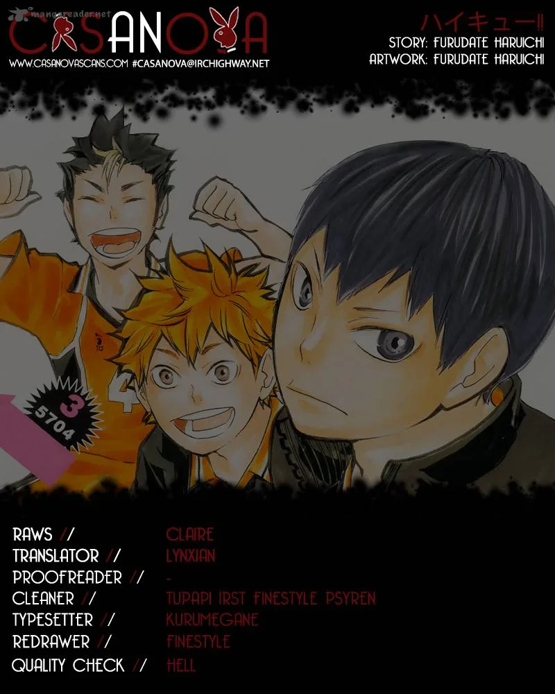 Haikyu!! Chapter 70 page 1