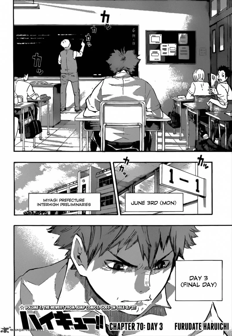 Haikyu!! Chapter 70 page 3