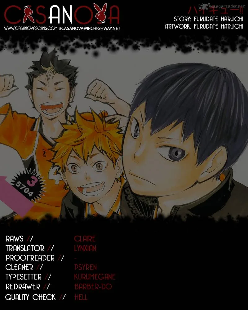 Haikyu!! Chapter 74 page 1