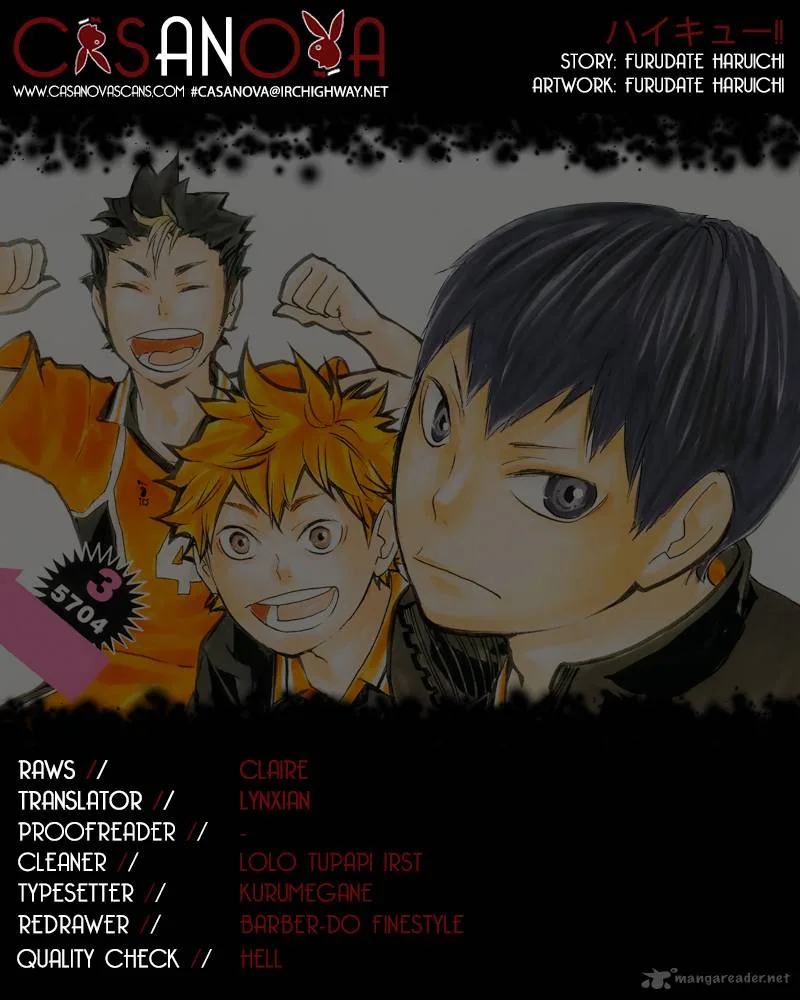 Haikyu!! Chapter 75 page 1