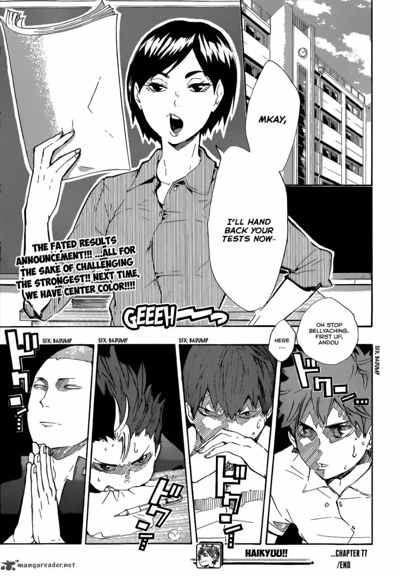 Haikyu!! Chapter 77 page 21