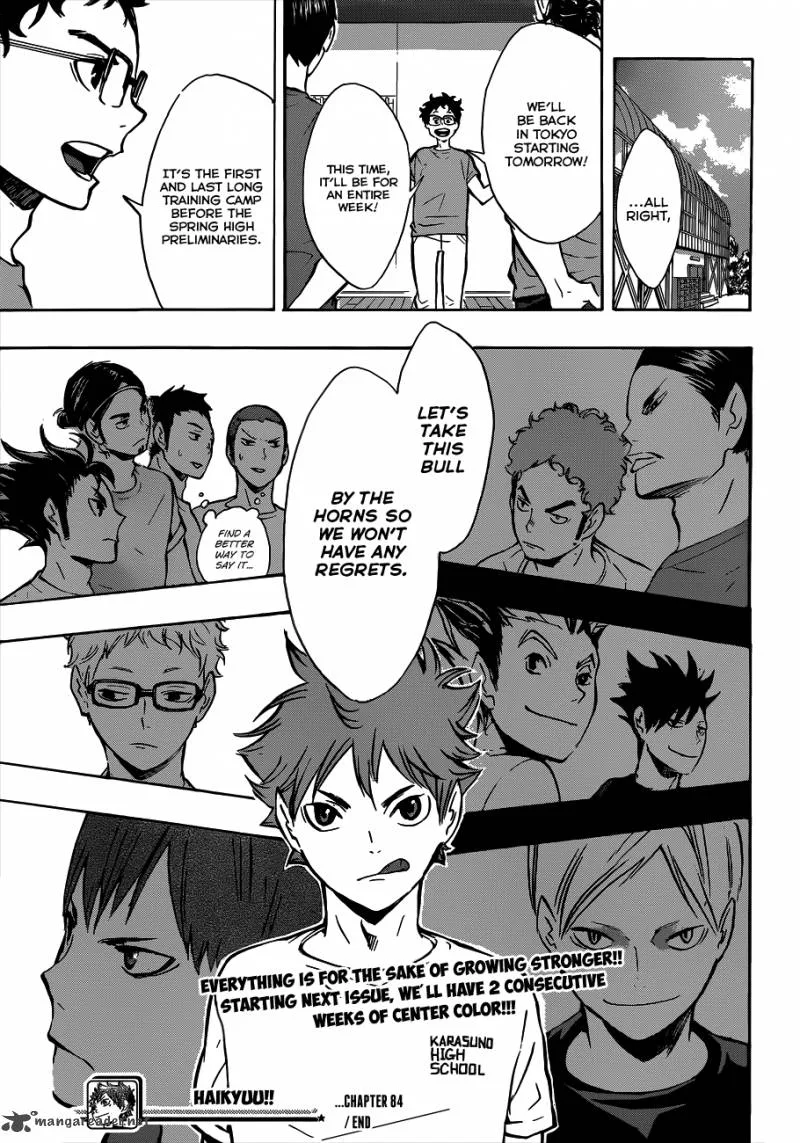 Haikyu!! Chapter 84 page 20