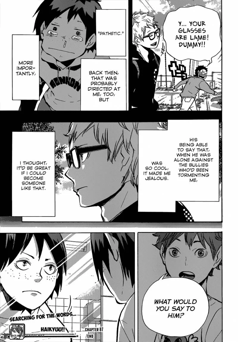 Haikyu!! Chapter 87 page 19