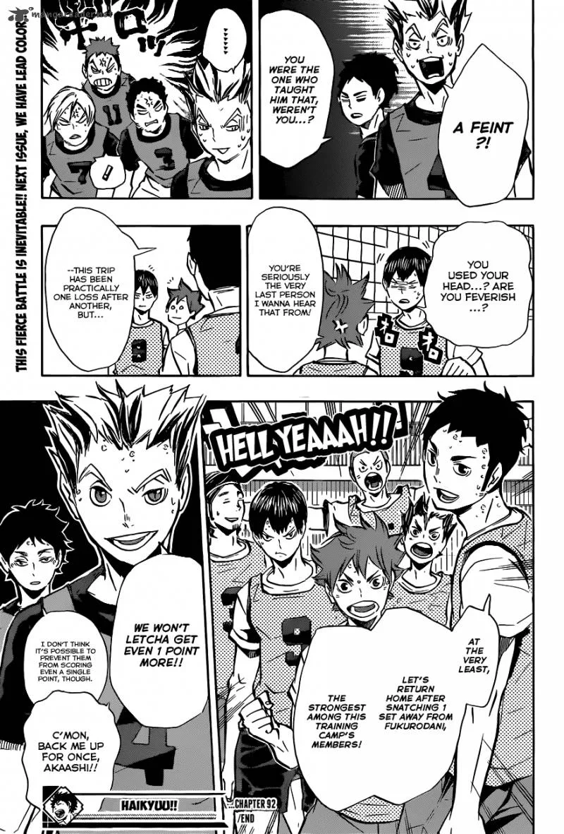 Haikyu!! Chapter 92 page 19