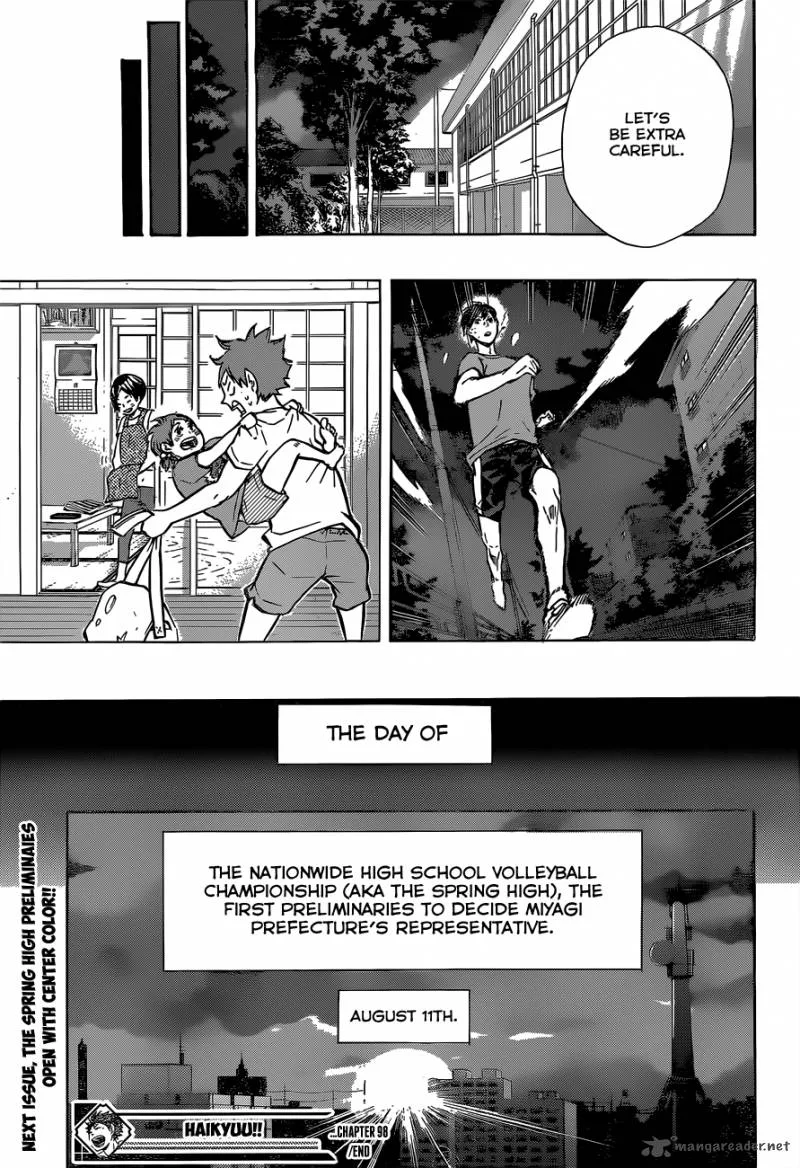 Haikyu!! Chapter 98 page 19