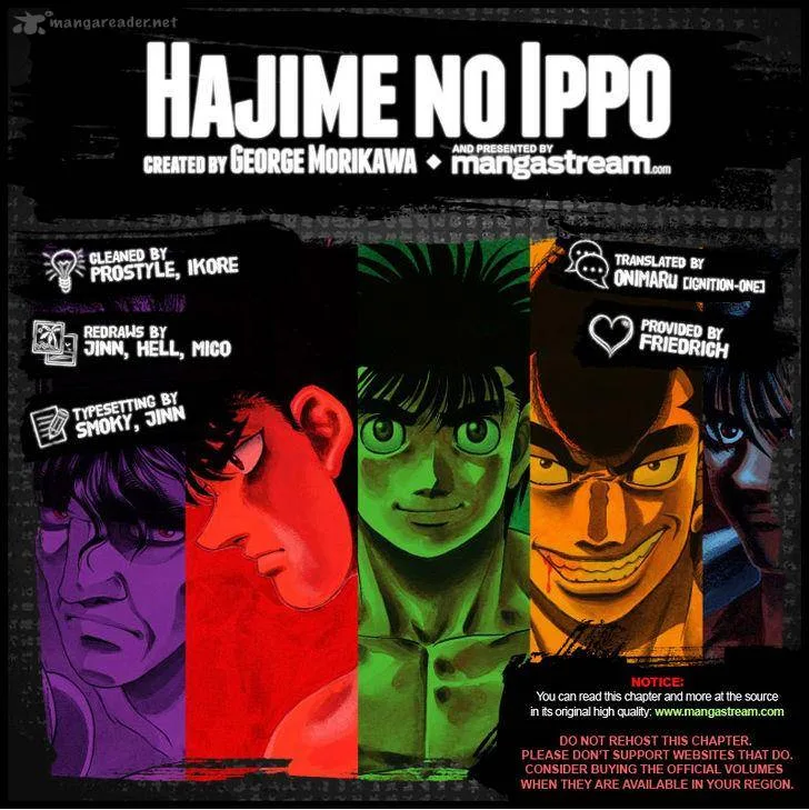 Hajime no Ippo Chapter 1003 page 2