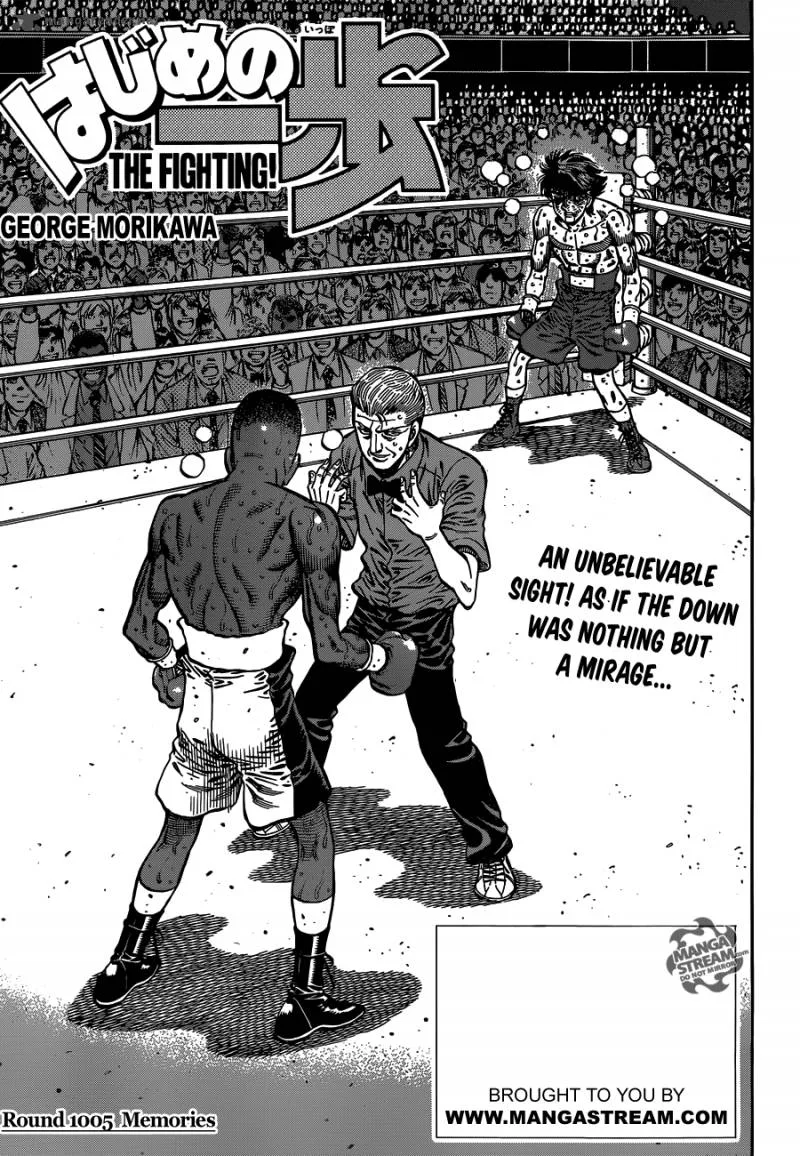Hajime no Ippo Chapter 1005 page 1