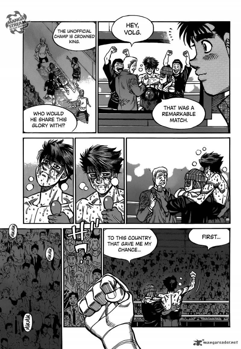 Hajime no Ippo Chapter 1007 page 15