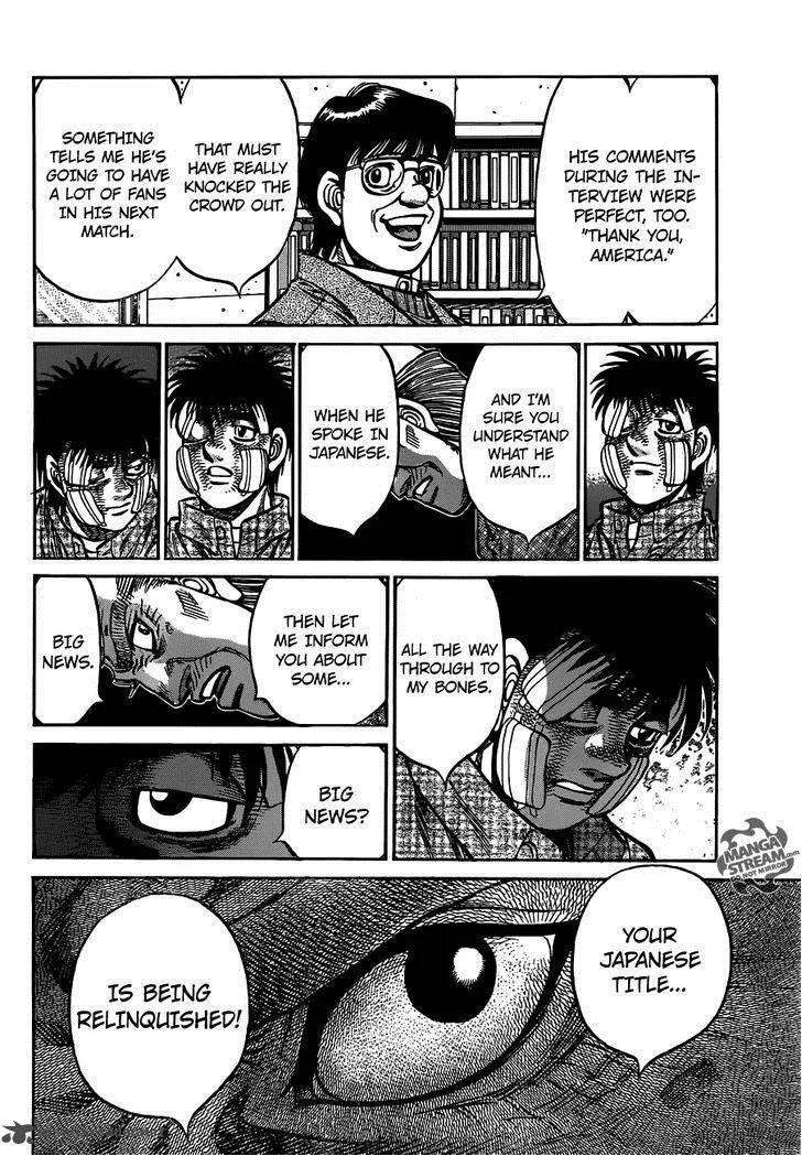 Hajime no Ippo Chapter 1009 page 14
