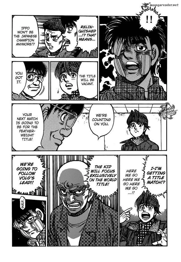 Hajime no Ippo Chapter 1009 page 15