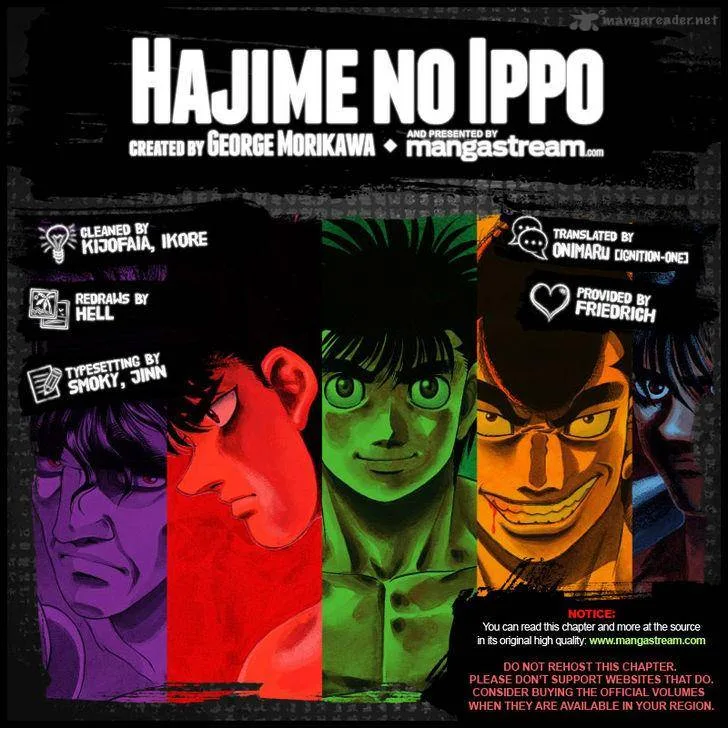 Hajime no Ippo Chapter 1009 page 2