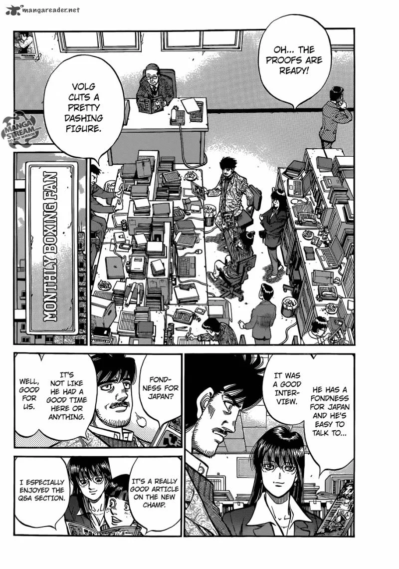 Hajime no Ippo Chapter 1010 page 2