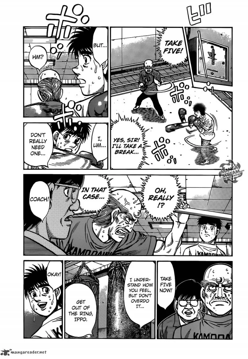 Hajime no Ippo Chapter 1012 page 5