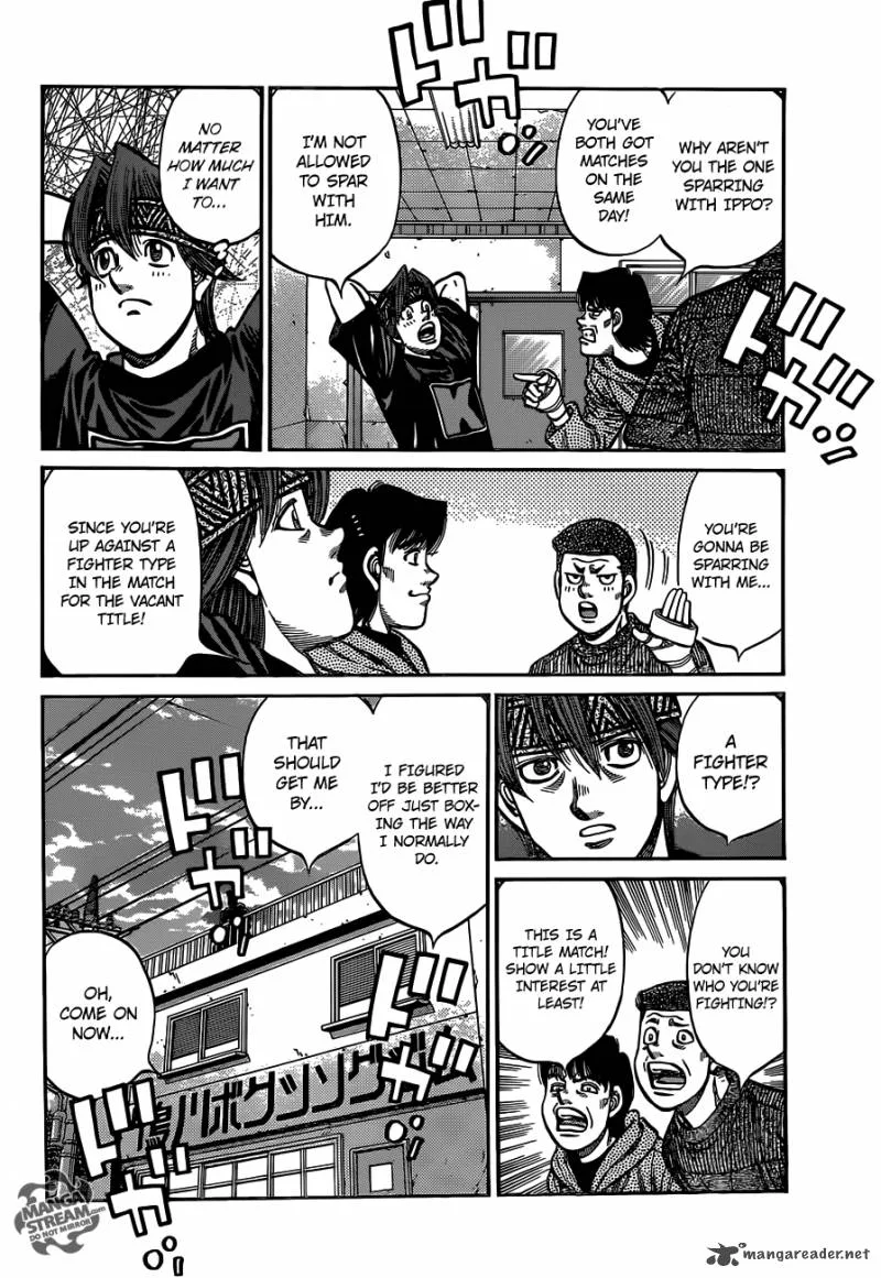 Hajime no Ippo Chapter 1012 page 10