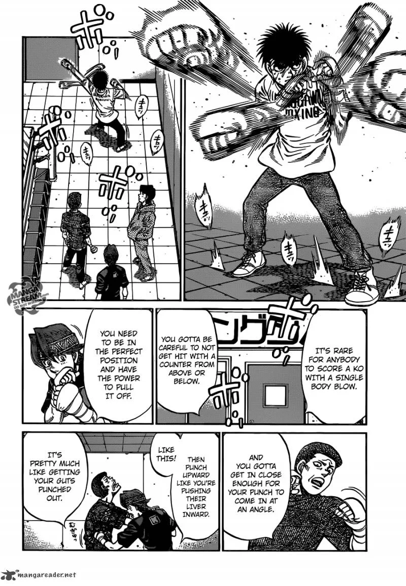 Hajime no Ippo Chapter 1012 page 6