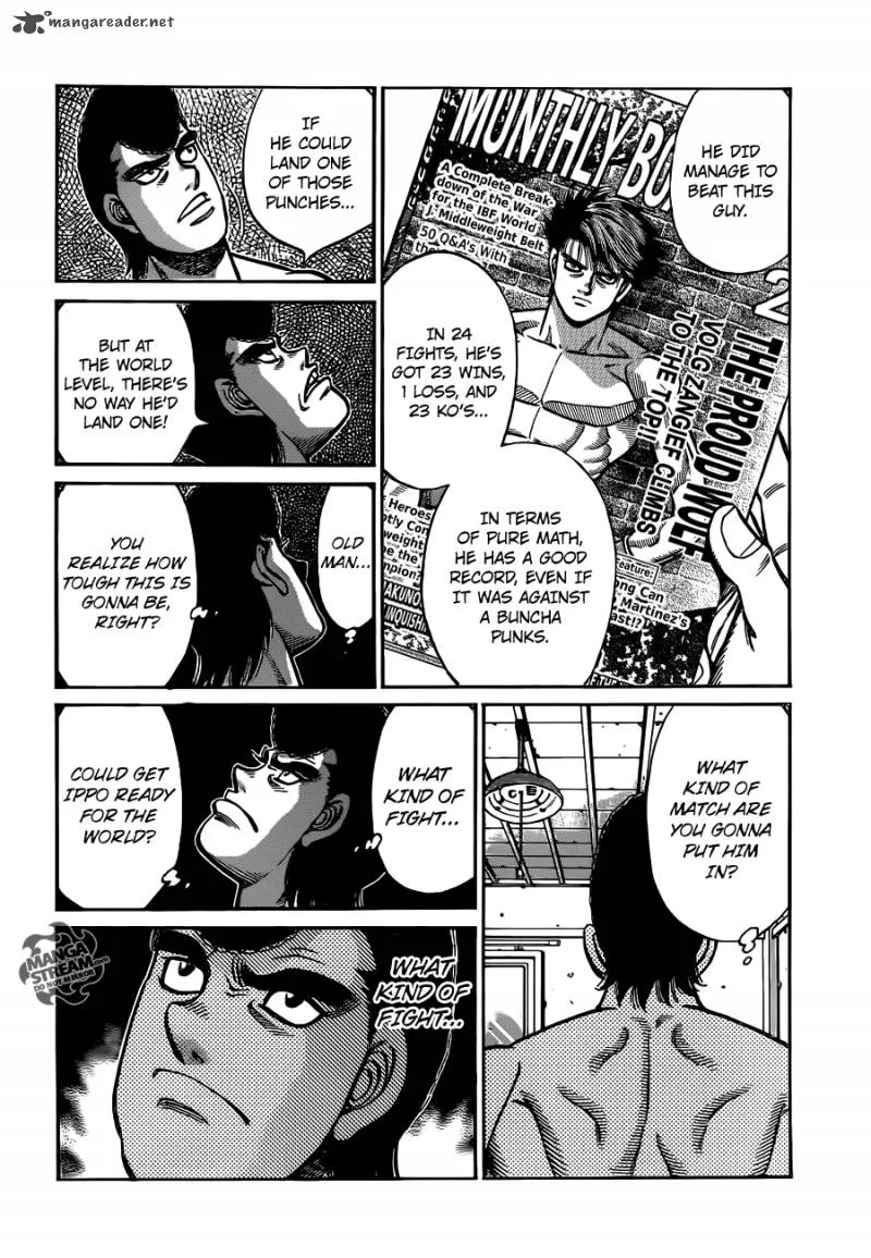 Hajime no Ippo Chapter 1012 page 16