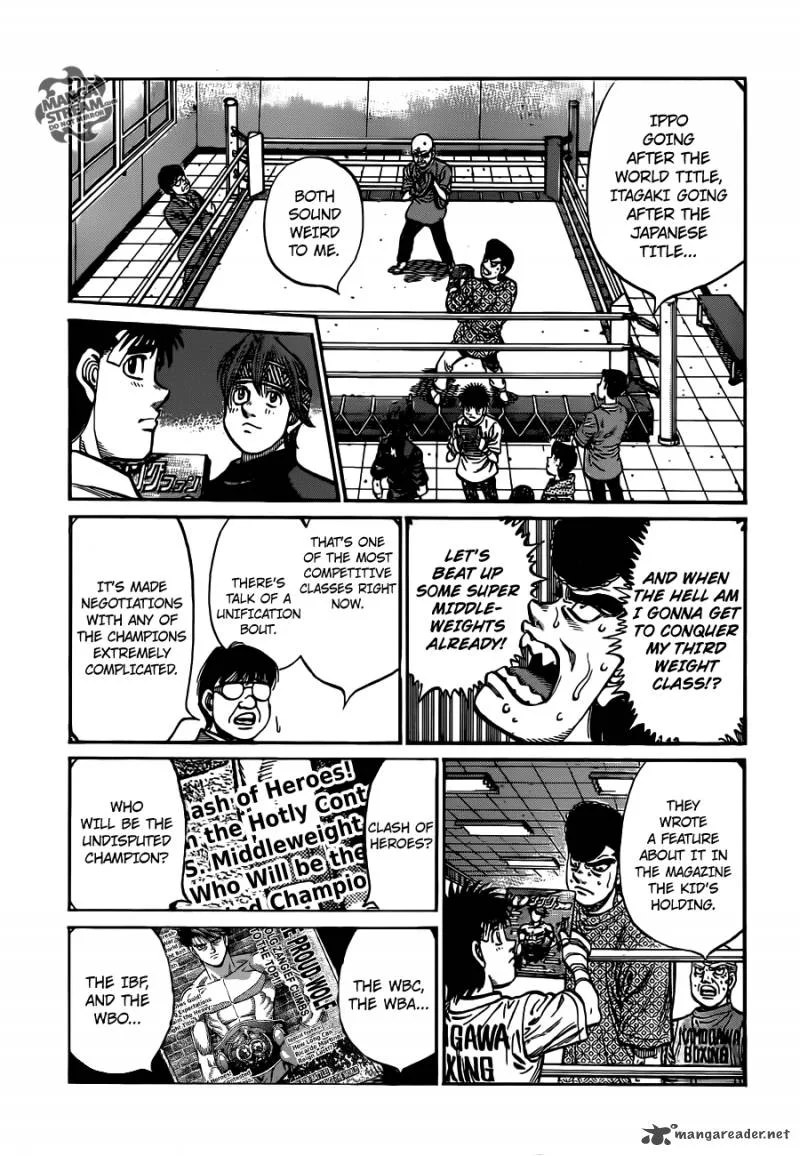 Hajime no Ippo Chapter 1012 page 13
